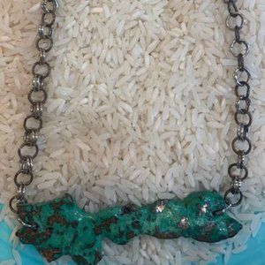 Industrial Chic - Oxidized Copper on Chainmail Necklace **Price Drop**